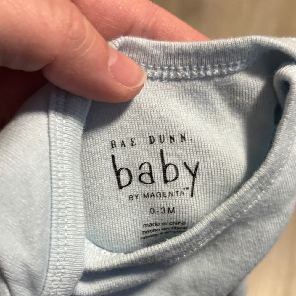 Rae Dunn Light Blue 'Sleepy Head' Bodysuit - Picture 2 of 2